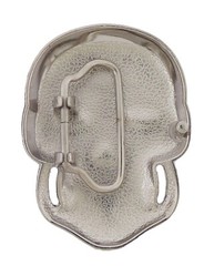 Skull Jim Jones Belt Buckle Blinged Out Silver Tattoo Halloween Costume Fashion