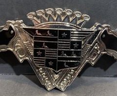 187 Inc Belt Buckle Guns Crest Emblem Black Enamel Silver Tone w/ Bottle Opener
