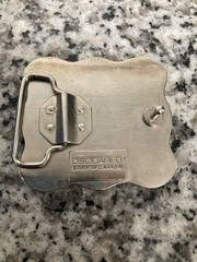 RARE DSQUARED2 Belt Buckle Camp Chippewa Chippawa Made In Canada Black Red Green