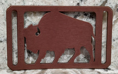 GRIP6 BELT BUCKLE – BUFFALO – BRONZE – 1.5 INCH WIDE