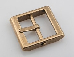 Fashion/Retro removeable style Solid Brass Pin Belt Buckle Leather craft DIY
