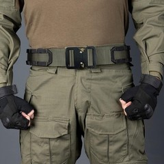 Metal Buckle Dual Adjustable Tactical Belt Buckle,2inch（50mm） Heavy Duty Bel