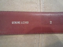 HUGE KIESELSTEIN CORD CELESTIAL SUN BUCKLE AND BROWN LIZARD BELT SIZE 2