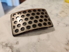 Foster Weld Belt Buckle Unique Modern Industrial Artisan Metal 2007