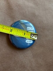 Minnesota Timberwolves NBA BASKETBALL pin pinback button Round Rubio 9 Blue 2&Prime;