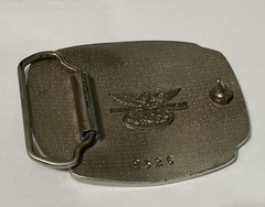 US Airborne Vietnam War Veteran Belt Buckle Made USA We Served Our Time In Hell