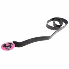 PINK SUPER WOMAN MAN BUCKLE WITH BELT LADIES GIRLS SMALL MEDIUM BRAND NEW