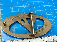 2OH Cutout gold color Vintage belt buckle – Peace love & Rock & Roll