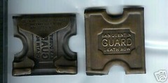 ANSON MILLS SAN QUENTIN GUARD DEATH ROW BELT BUCKLE