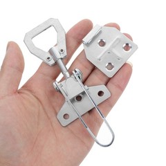 10Pcs Steel Beehive Connector Latch for Home Use Silver Toggle Clamp