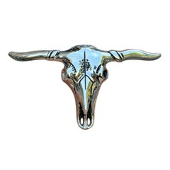 Zinc alloy belt buckle Texas cow head belt buckle Western denim