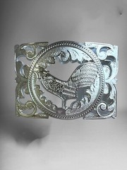 Men’s Western Rooster Belt Buckle Hebilla Vaquera Charra Rodeo Resacada Gallo