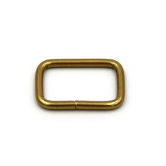 Brass Rectangular Ring Split Loop 43mm Leather Bag Strap Fastener Buckle lot