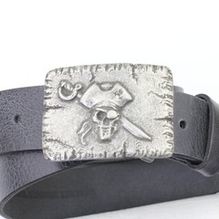 Pirate Belt Buckle, Pirate Skull Skull, Dark – Sailor & Skull Design