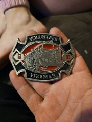 Volunteer Fireman Belt Buckle