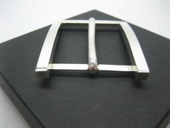 STERLING SILVER 925 BUCKLE AVAILABLE FOR 1&Prime; 1-1/8&Prime; 1-1/4&Prime; 1-3/8&Prime; 1-1/2&Prime; BELTS