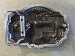 Volunteer Firefighter Truck Men&rsquo;s Belt Buckle Silver Tone Fit 1.5&Prime; Belts Enamel