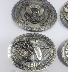 Vtg 80&rsquo;s Daytona Bike Week Belt Buckle Collection Limited Edition Numbered