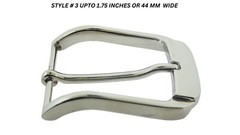 Pin Belt Buckles for Men&rsquo;s Fits 1.50″ inch 40mm Belt Silver Chrome Lead-free New