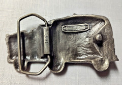 VTG Indiana Metal Craft Fire Truck Belt Buckle 1979 U93 Firefighter Firetruck