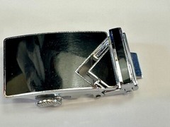 Retro Black Slide Ratchet Belt Replacement Belt Buckle