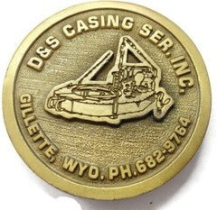 Belt Buckle D&S Casing Service Gillette Wyoming HIT LINE USA