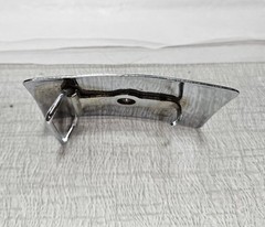 Vintage Mixed Metal Big Rig Belt Buckle Chrome And Brass Cabover Semi Truck 3×2