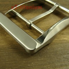 Titanium anti-allergy Tongue Pin Hippie Belt Buckles for 38mm width belt XZ467