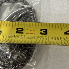 Metal Belt Buckle Horse Head 3-1/2&Prime; x 2-1/2&Prime; NEW