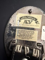 Vintage Artes Valenzuela AV Rodeo Horse Buckle & Charro Belt Mexico
