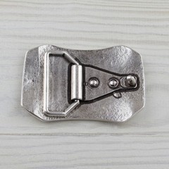 Belt buckle belt buckle snake reptile skin silver removable buckle