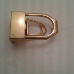 Metal Belt Buckle slide tooth grip for Narrow Cloth Fabric Belt