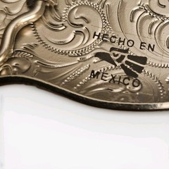 Horse Head Western Cowboy Belt Buckle Hebilla Vaquera Cabeza Caballo Mexico Made