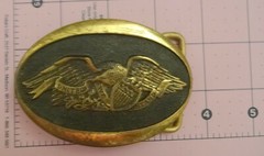 Vtg 1975 Registered Collection AI 397 Heritage Mint American Eagle Belt Buckle
