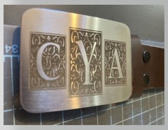 Buckle ONLY. Quality item for 1.5&Prime; belt. Perfect for DIY engraving etching!