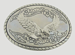 Eagle Belt Buckle New Men Women Western Style Cowgirl Cowboy Rodeo Silver Metal