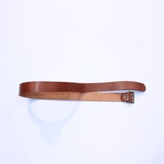 CHINESE ARMY PLA ARMED MILITARY TACTICAL OFFICER LEATHER BELT AND SUSPENDERS SET
