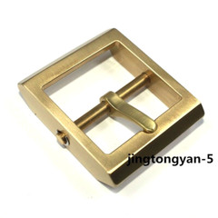 Solid Brass Belt Buckle Men&rsquo;s Pin Belt Buckles Fits For 1.5 inches Belt