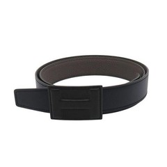 Hermès Jige Belt 95 H Motif Leather Buckle Length: 117cm Shipped from Japan