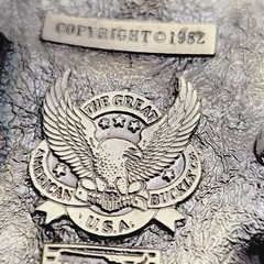 Vintage Country Music Belt Buckle Western Guitar Banjo Fiddle 1982 Heavy