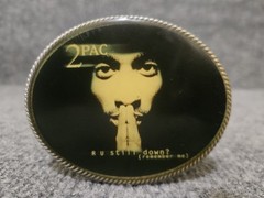 2Pac Tupac Metal Belt Buckle R U STILL DOWN? Remember Me
