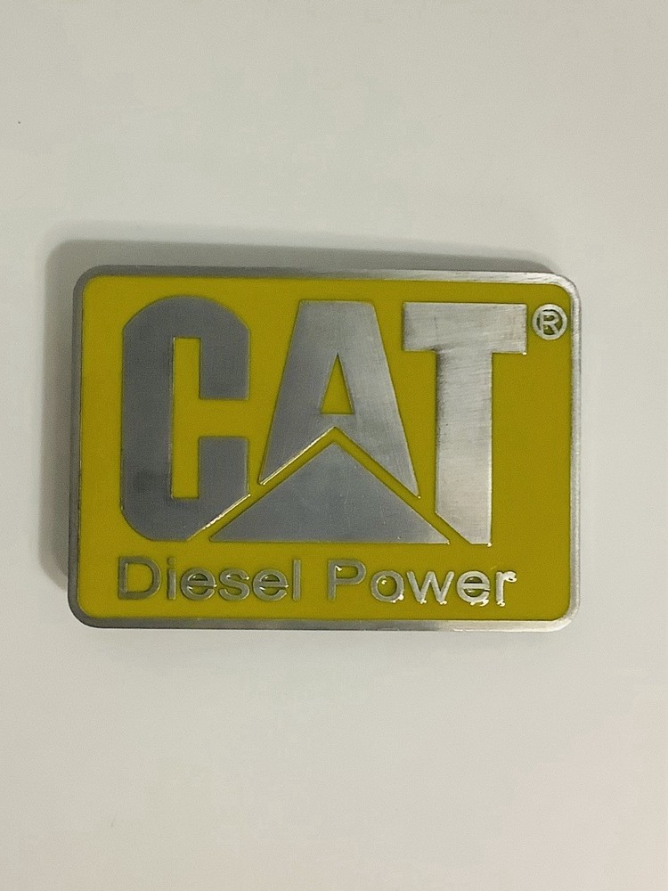 CAT Diesel Power Logo Metal Belt Buckle