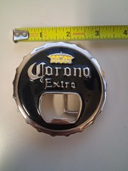 Corona Extra Bottle Opener Belt Buckle 3.5&Prime;