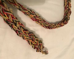 Triple Skull Belt Buckle Rasta 100% Natural Hemp Cord Braided Hemp Twine 50&Prime;