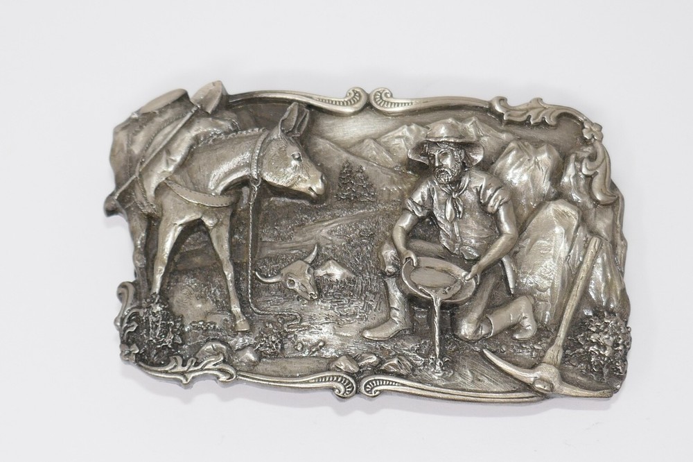 Siskiyou 1981 Arroyo Grande Dreams Of Striking It Rich Metal Belt Buckle #B-10