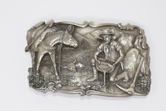 Siskiyou 1981 Arroyo Grande Dreams Of Striking It Rich Metal Belt Buckle #B-10