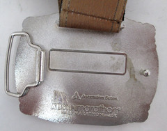 2023 Austin Half Marathon Belt Buckle w Lanyard Ribbon Running Texas Finisher