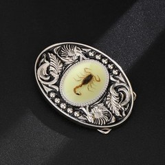 Belt Buckles Men Native American Western Cowboy Belt Buckles Rodeo Scorpion