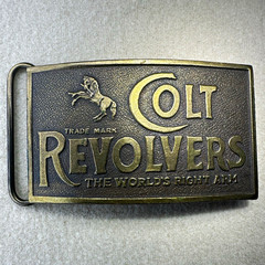 Rare Colt Revolvers Belt Buckle