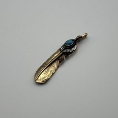 Brass Feather Charm,Necklace DIY Pendants,Keychain Charm,Jewelry Charm lot